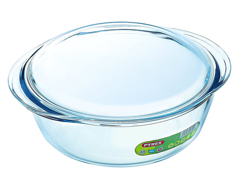 French Borosilicate Pyrex Casserole Dish 2.3L