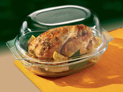 French Pyrex Chicken Roaster Pan