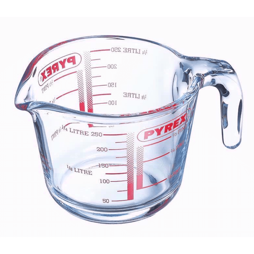 French PYREX .25L Measuring Cup | Borosilicate Glass